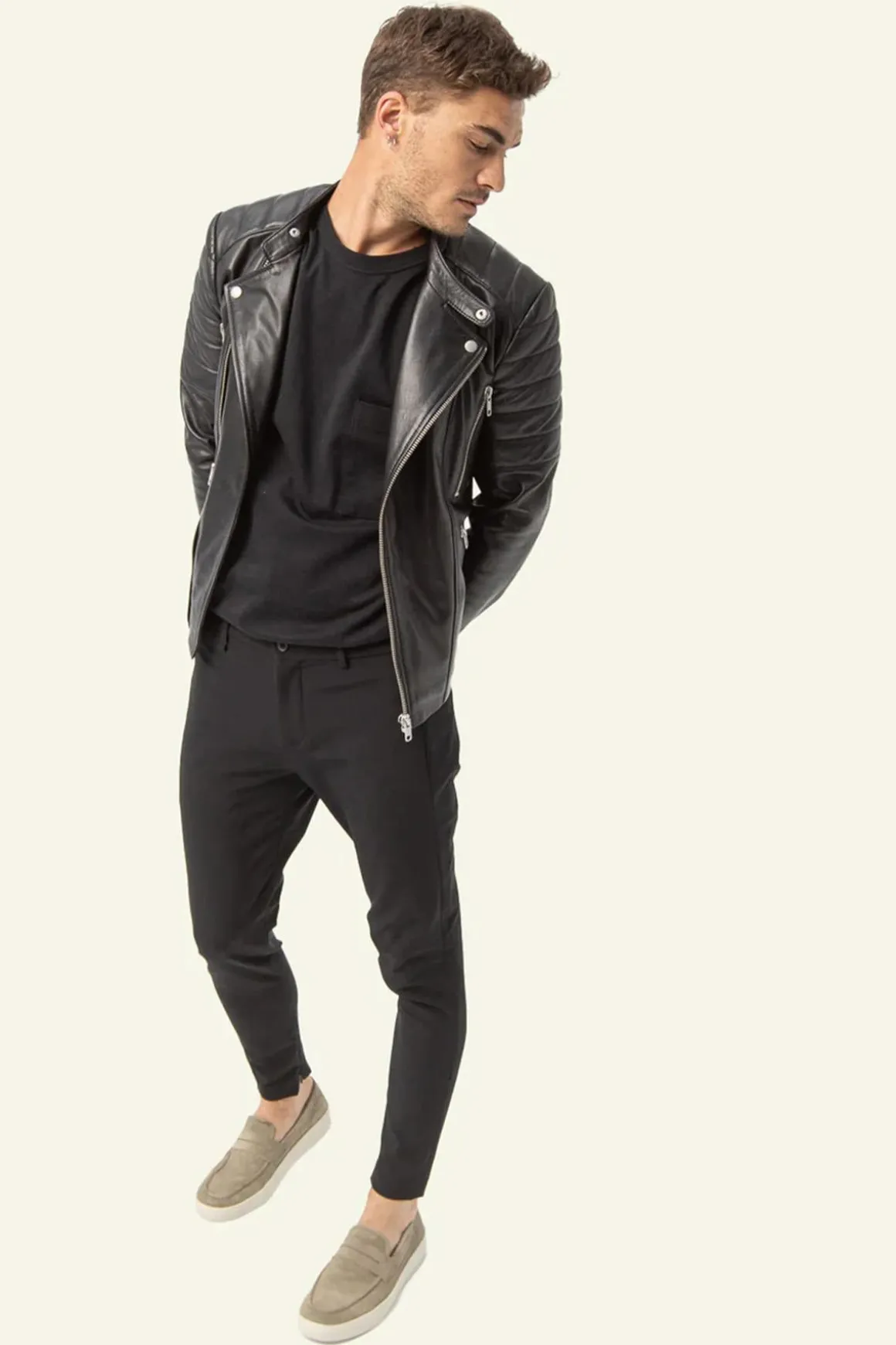 Blouson Homme Serge Pariente Gladiator Ag Black