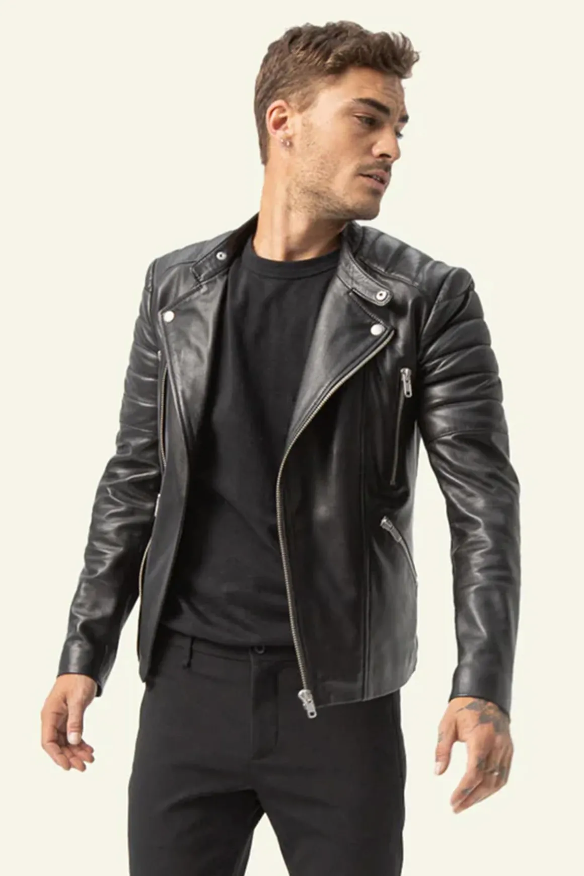Blouson Homme Serge Pariente Gladiator Ag Black