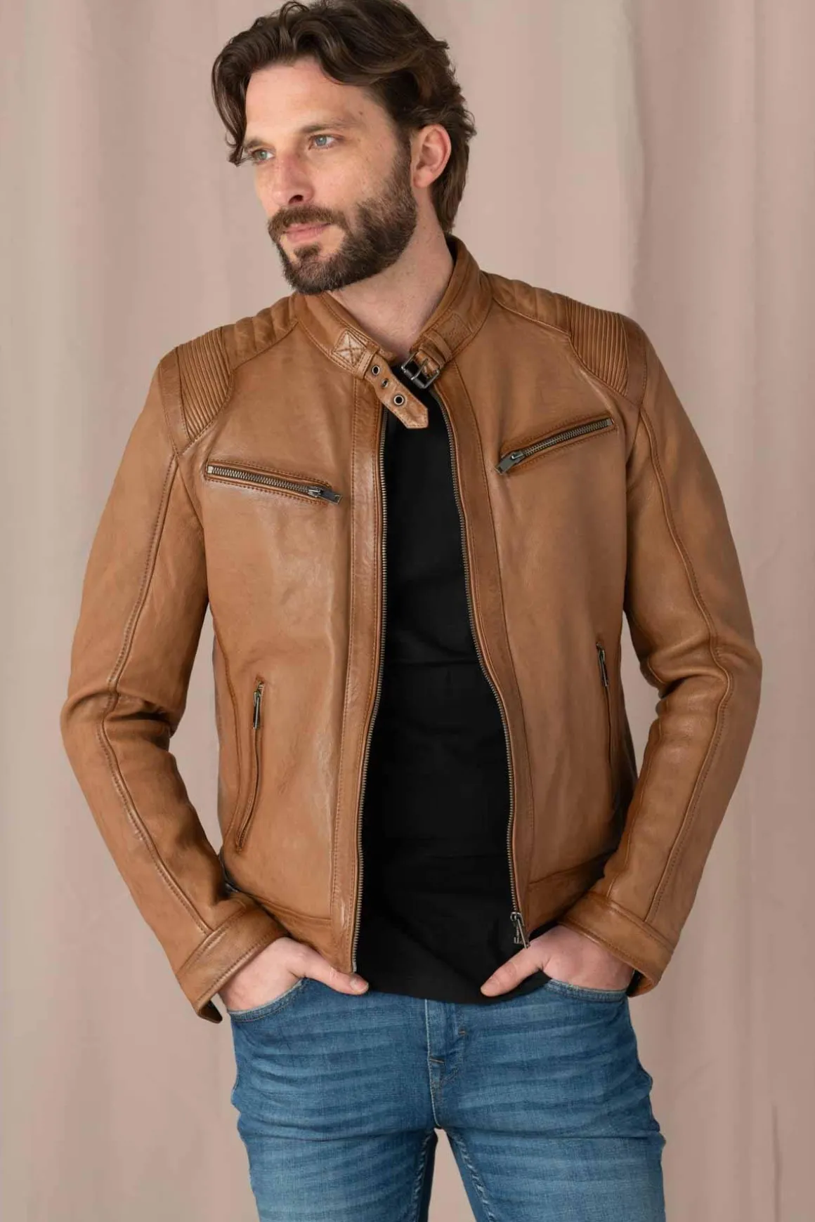 Blouson Homme Serge Pariente Maciej Oxblood