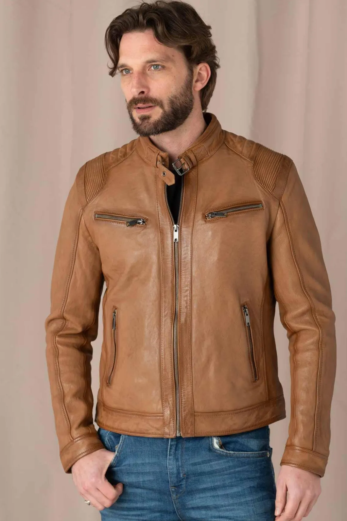 Blouson Homme Serge Pariente Maciej Oxblood