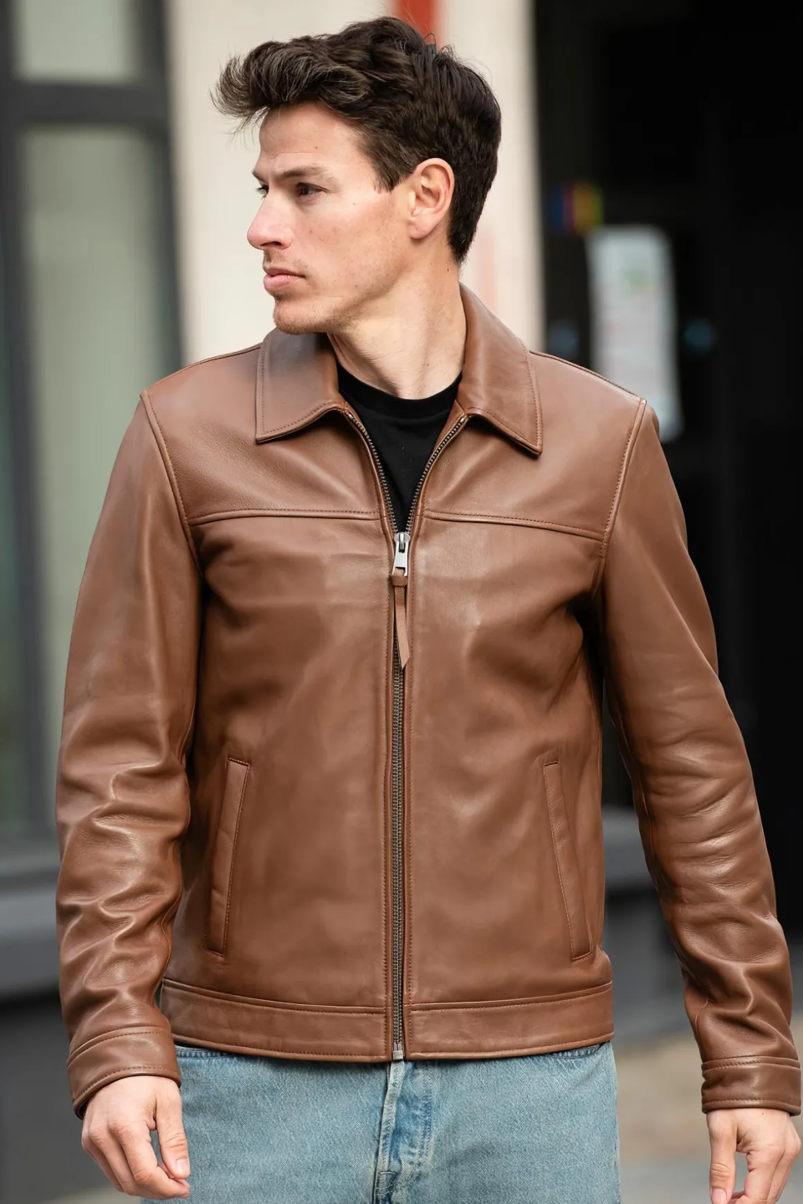 Blouson Homme Serge Pariente Balbao Cinamon