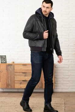 Blouson Homme Serge Pariente Amos Hood Navy