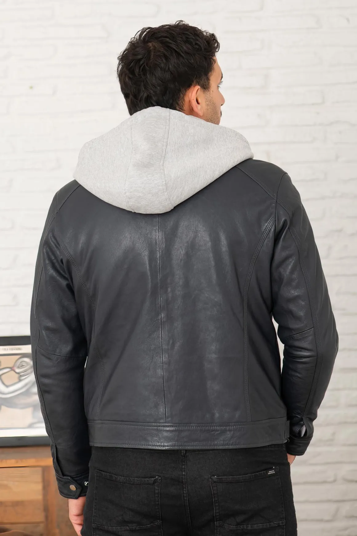 Blouson Homme Serge Pariente Erico Hood Blue