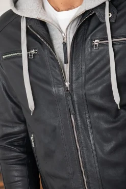 Blouson Homme Serge Pariente Erico Hood Blue