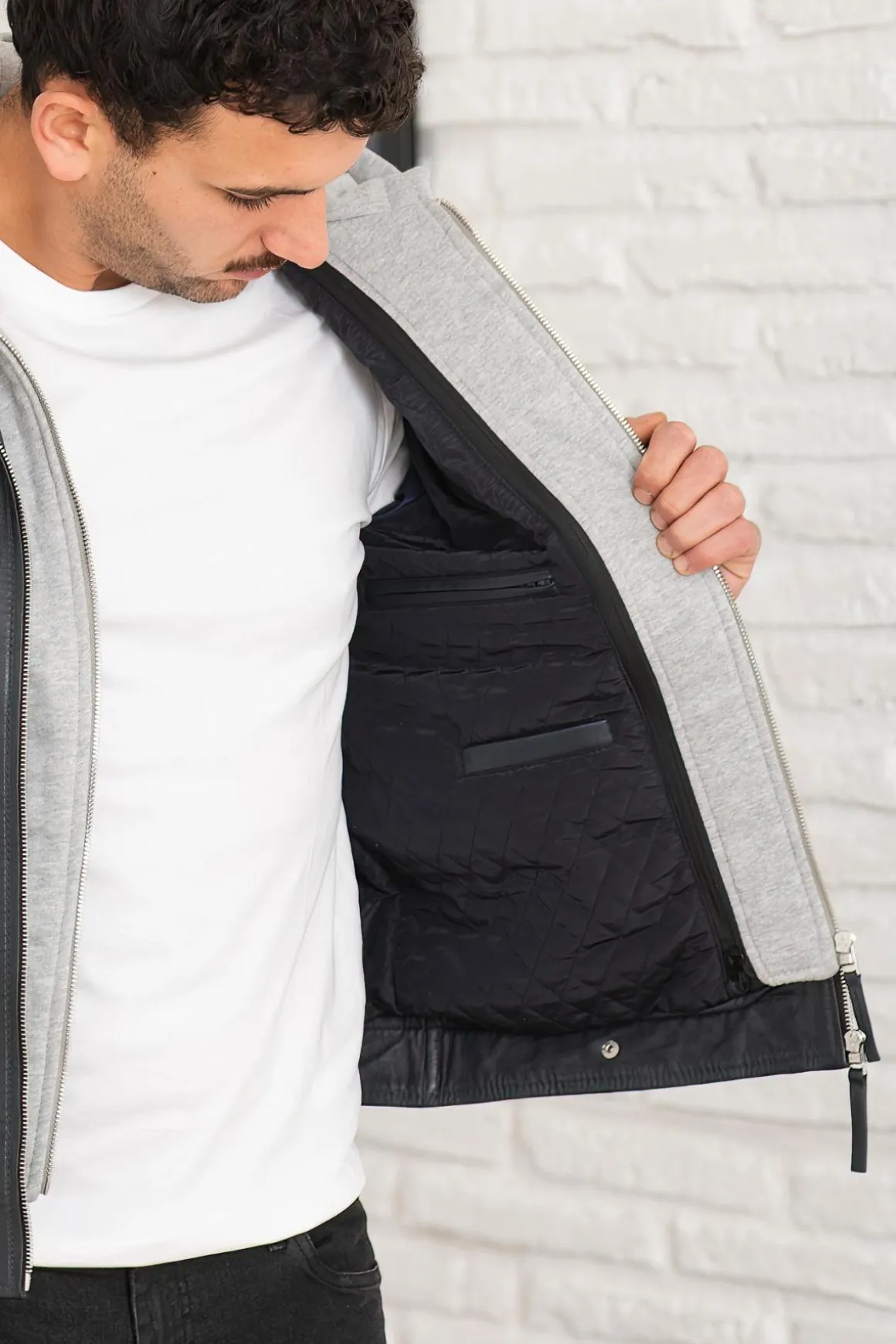Blouson Homme Serge Pariente Erico Hood Blue