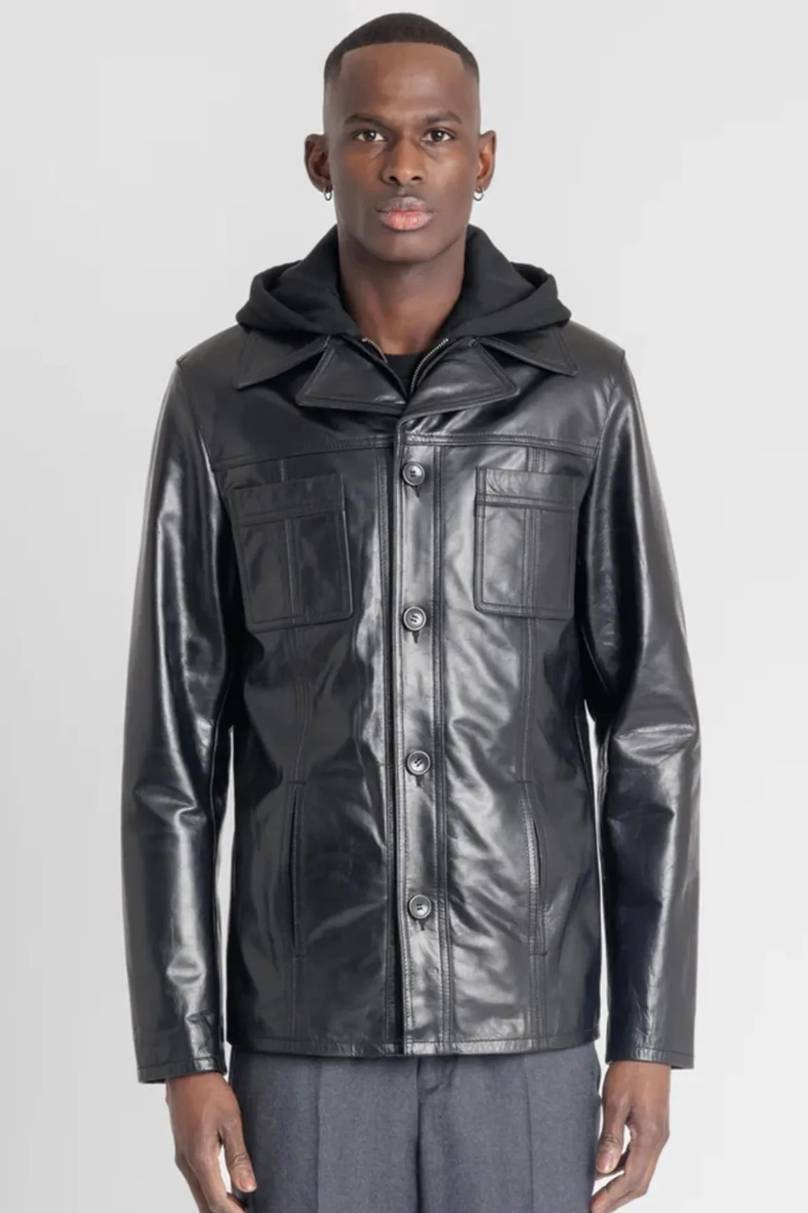 Blouson Homme Serge Pariente Taggart Hood Buffle Black