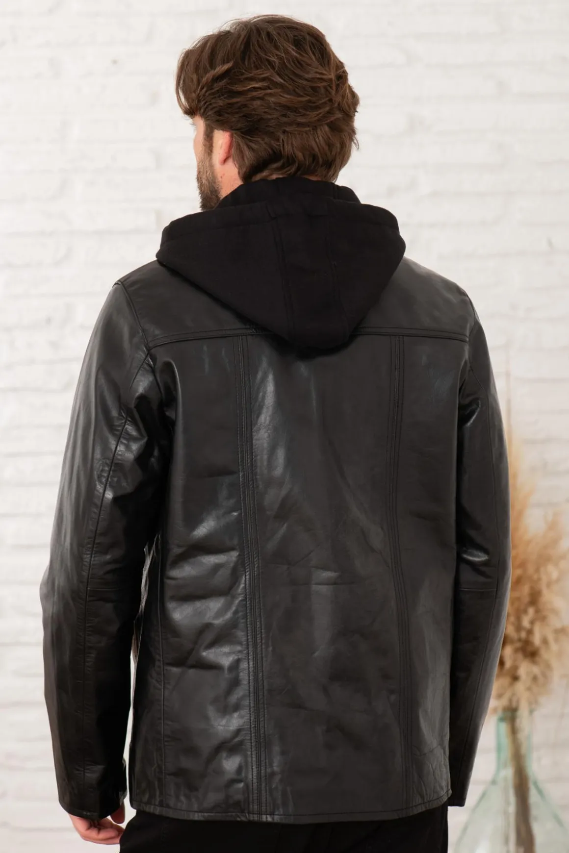Blouson Homme Serge Pariente Taggart Hood Buffle Black