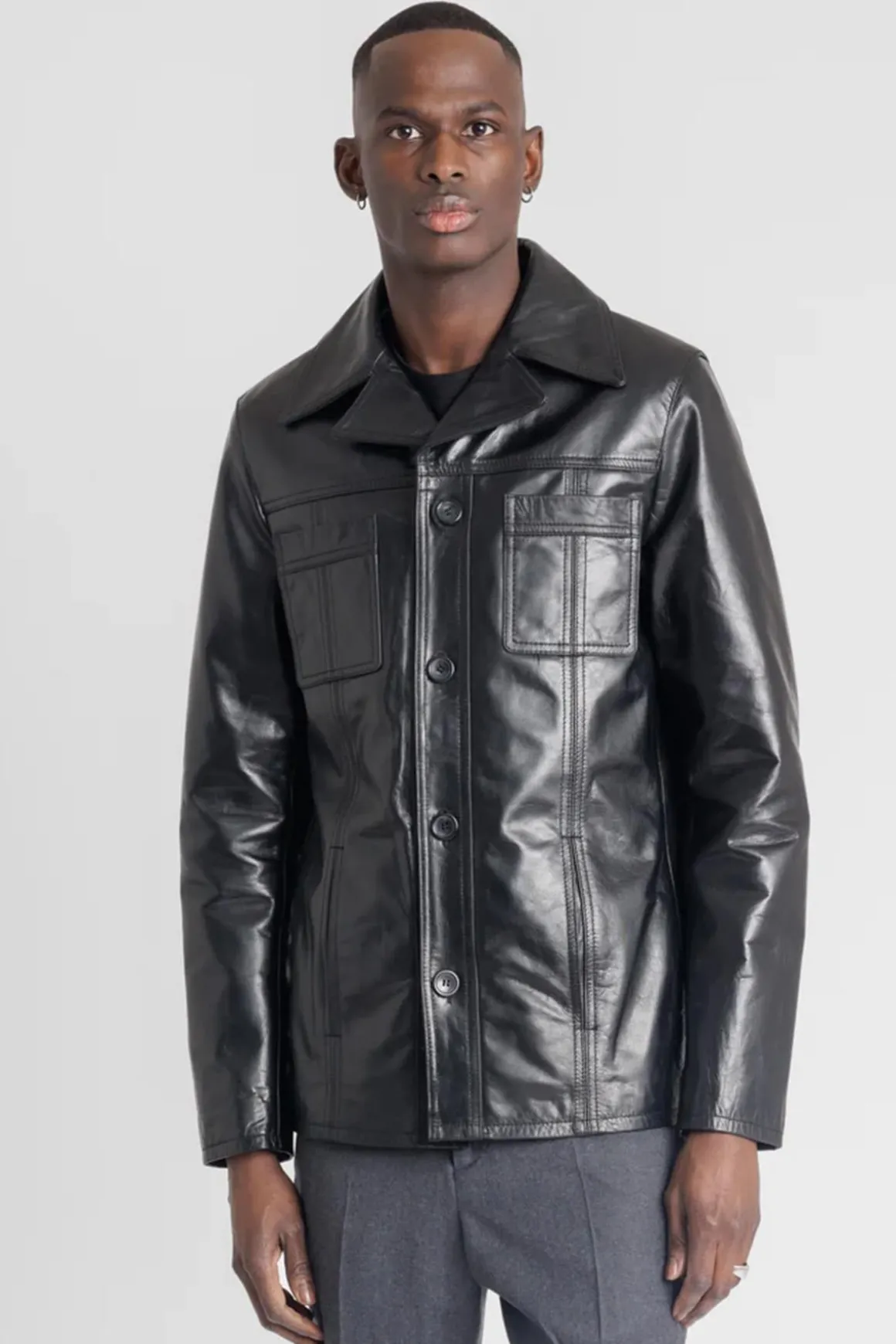 Blouson Homme Serge Pariente Taggart Hood Buffle Black