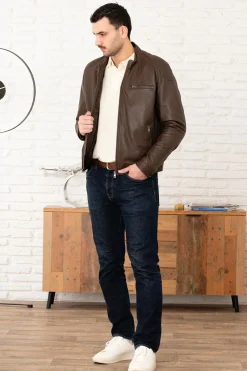 Blouson Homme Serge Pariente Chic Hood Teak