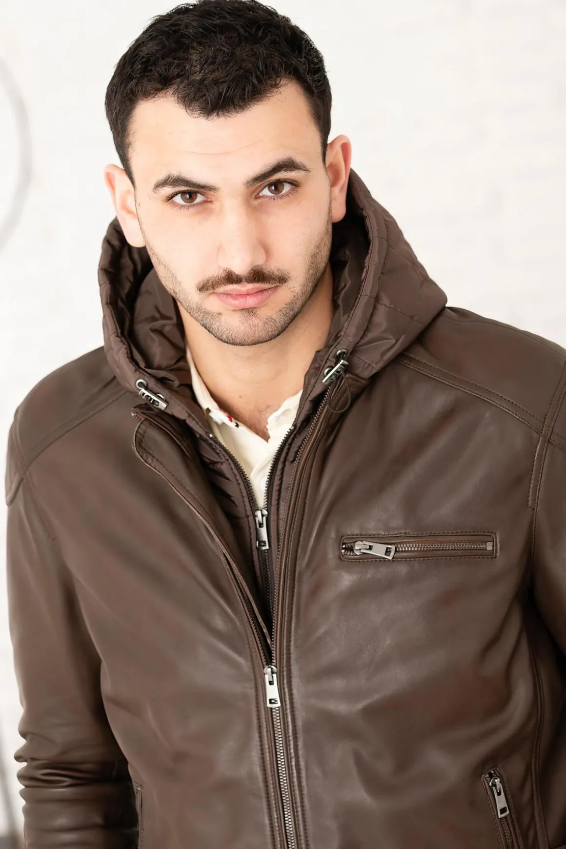 Blouson Homme Serge Pariente Chic Hood Teak