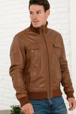 Blouson Homme Serge Pariente Dany Ag Oxblood