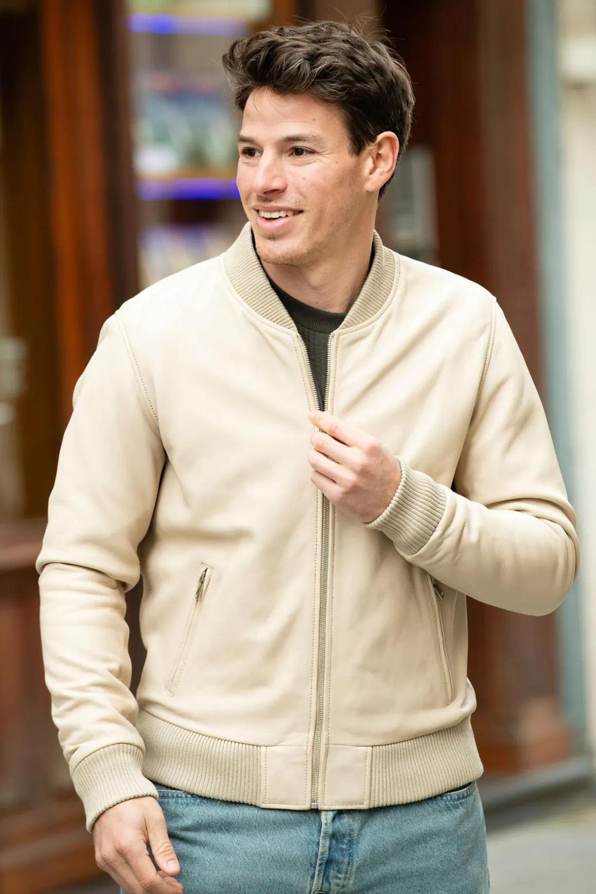 Blouson Homme Serge Pariente Bonbon Raw Wool