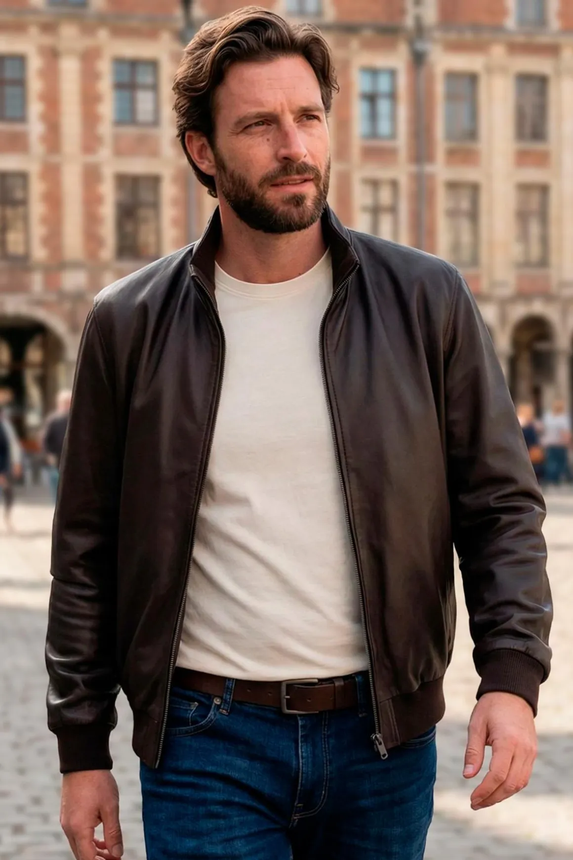 Blouson Homme Serge Pariente Expo Marron