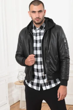 Blouson Homme Serge Pariente Balle Hood Black