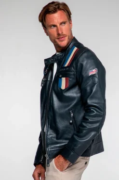Blouson Homme Steve Mcqueen Austin Navy