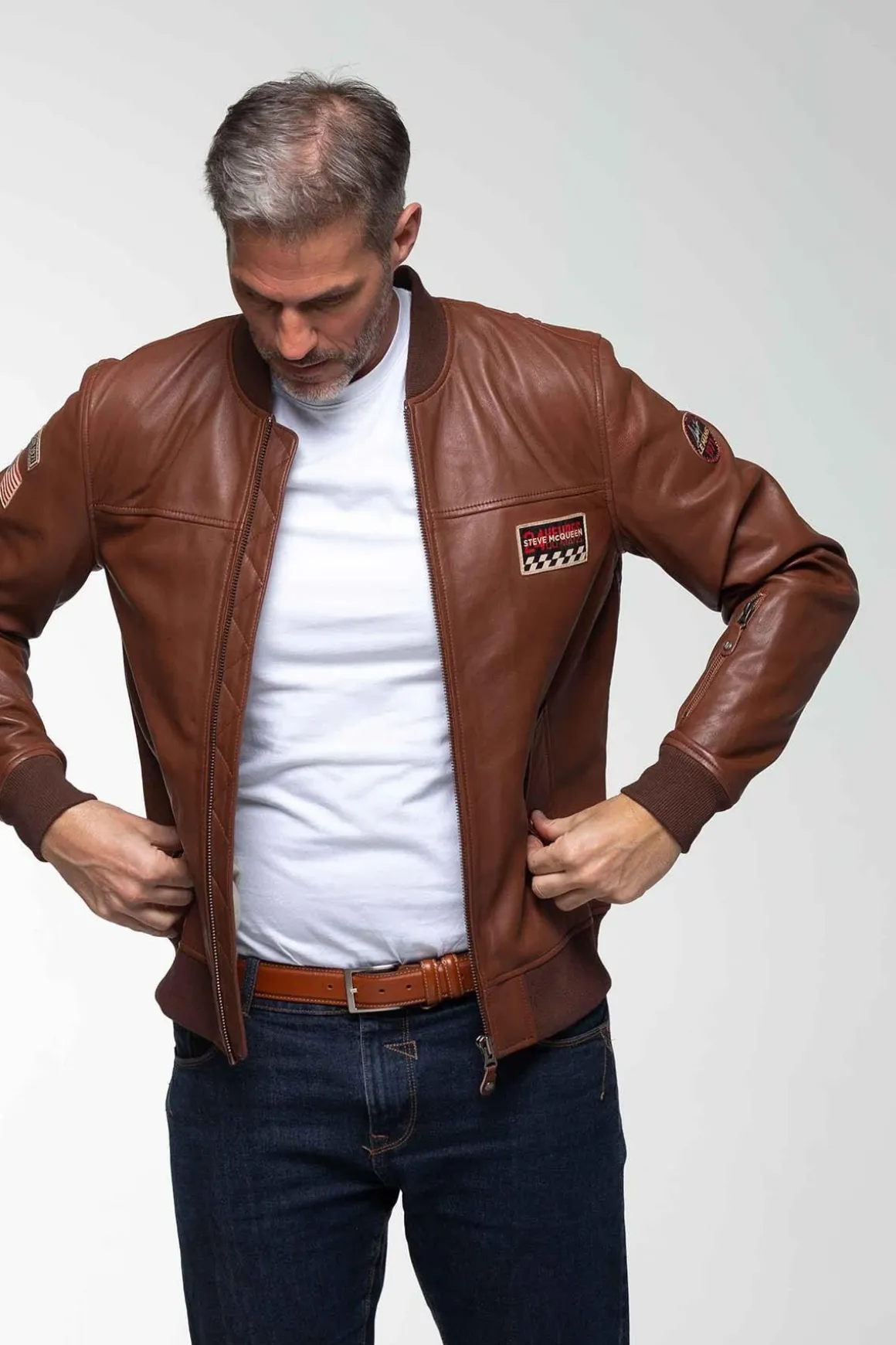 Blouson Homme Steve Mcqueen Burt Sheep Steve Mcqueen Crown Tortoise Zz40
