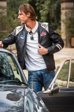 Blouson Homme Steve Mcqueen Clint Black