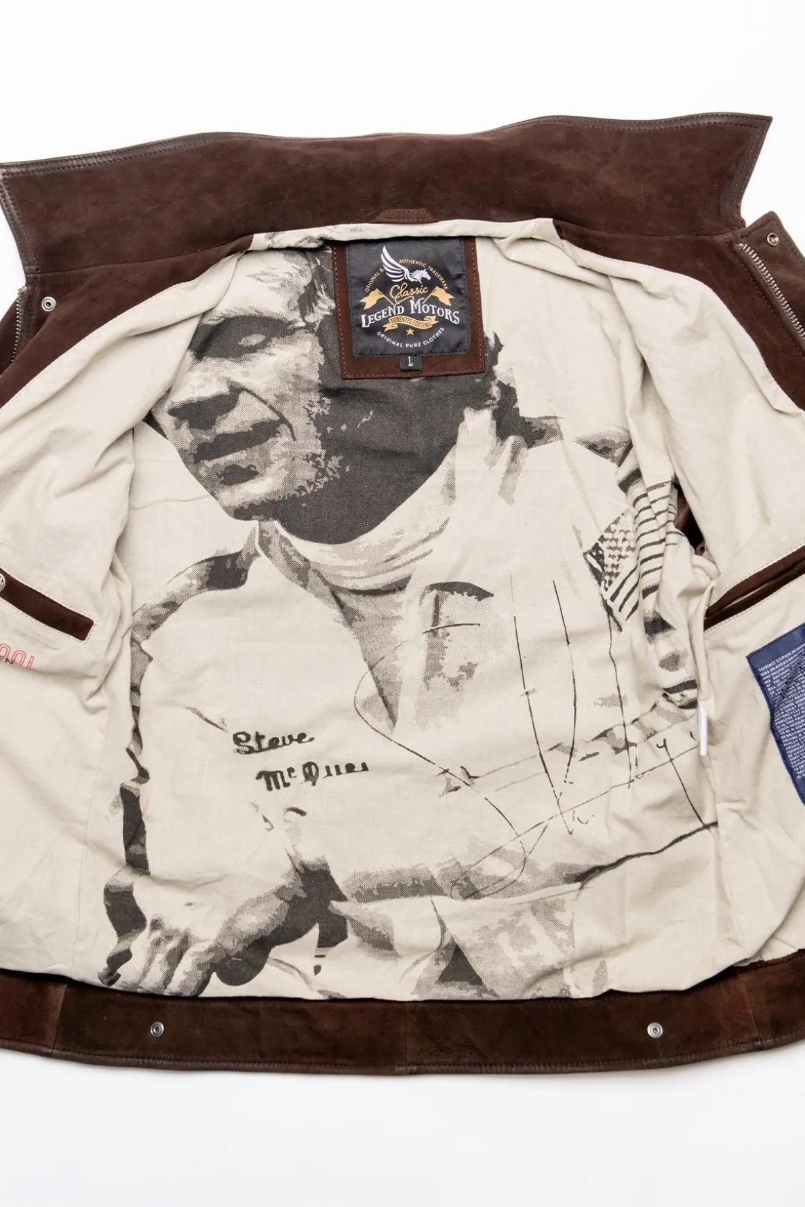 Blouson Homme Steve Mcqueen Charlie Sheep Steve Mcqueen Nubuk Marron Zz