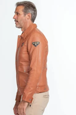 Blouson Homme Steve Mcqueen Charlie Sheep Steve Mcqueen Crown Havane