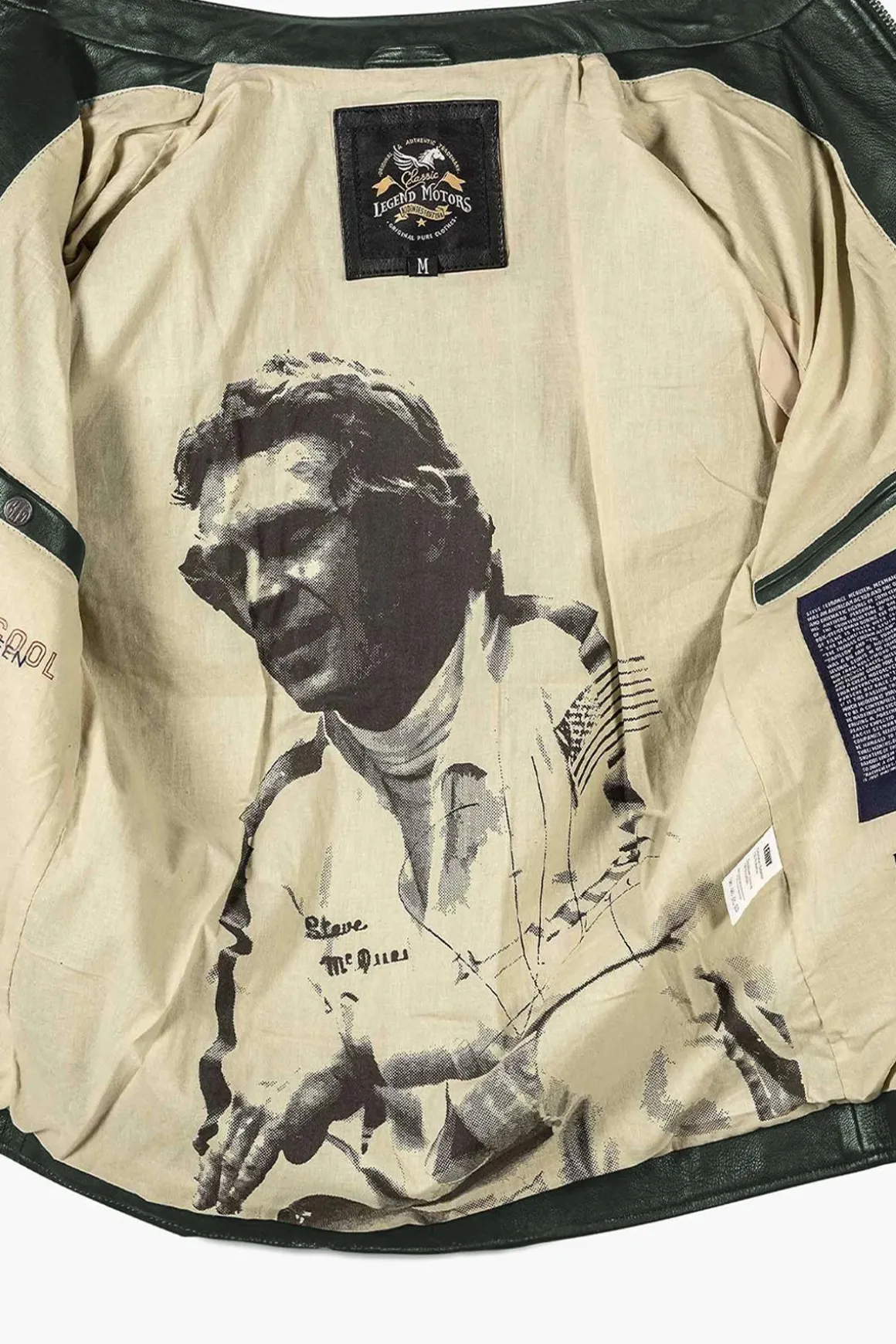 Blouson Homme Steve Mcqueen Gary Sheep Crown Khaki