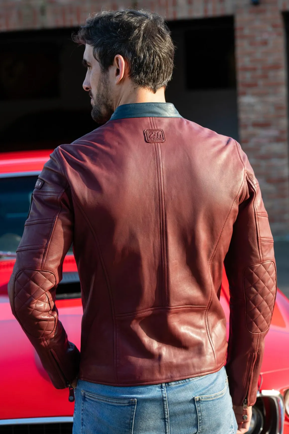 Blouson Homme Steve Mcqueen Gus5 Dark Red
