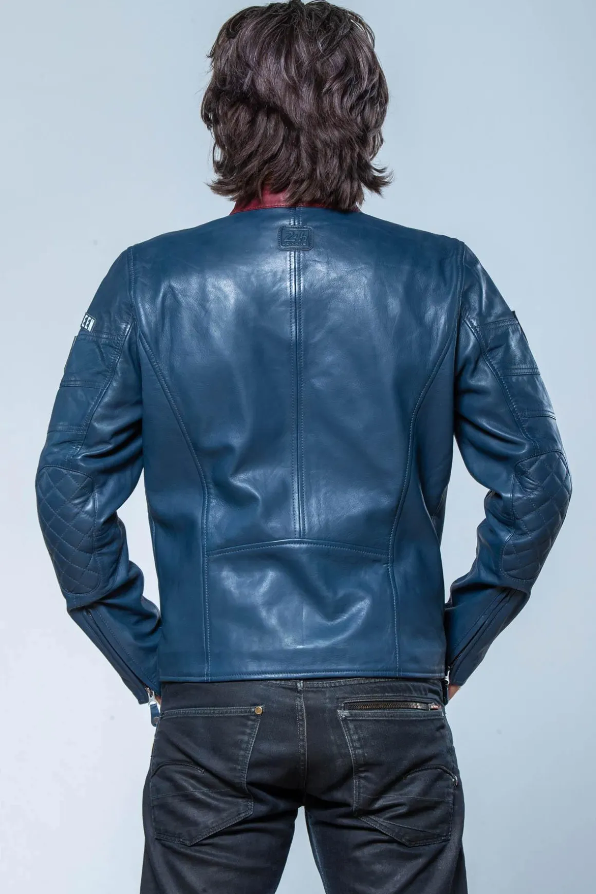 Blouson Homme Steve Mcqueen Gus5 Royal Blue
