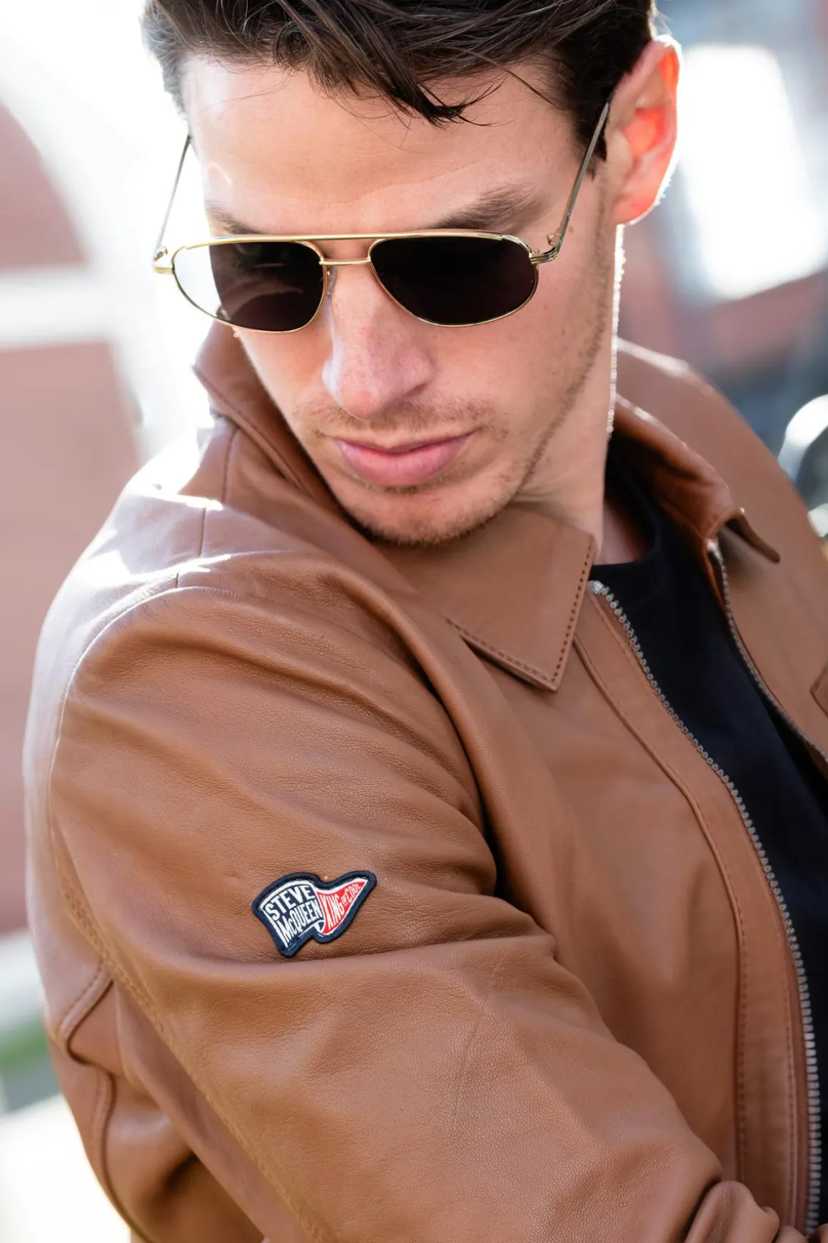 Blouson Homme Steve Mcqueen Joshua Tobacco