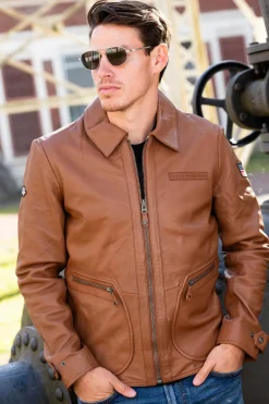 Blouson Homme Steve Mcqueen Joshua Tobacco