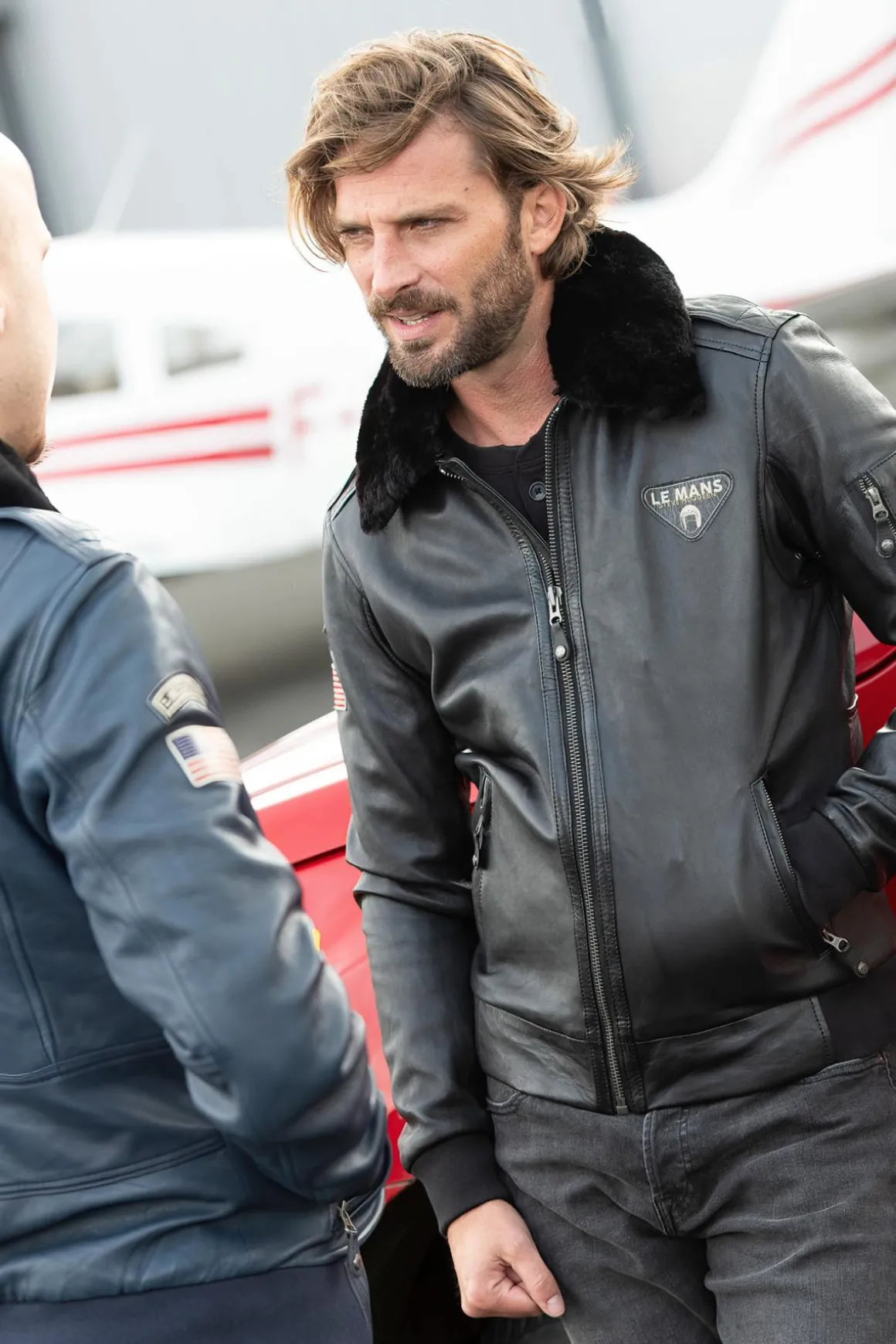 Blouson Homme Steve Mcqueen John Sheep Steve Mcqueen Crown Noir