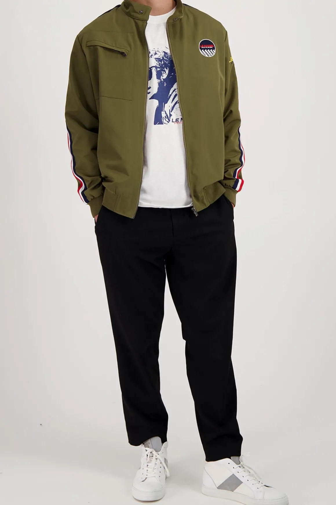 Blouson Homme Steve Mcqueen Jam01-324 Kaki