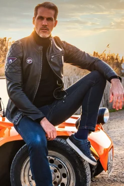 Blouson Homme Steve Mcqueen Lenny3 Black