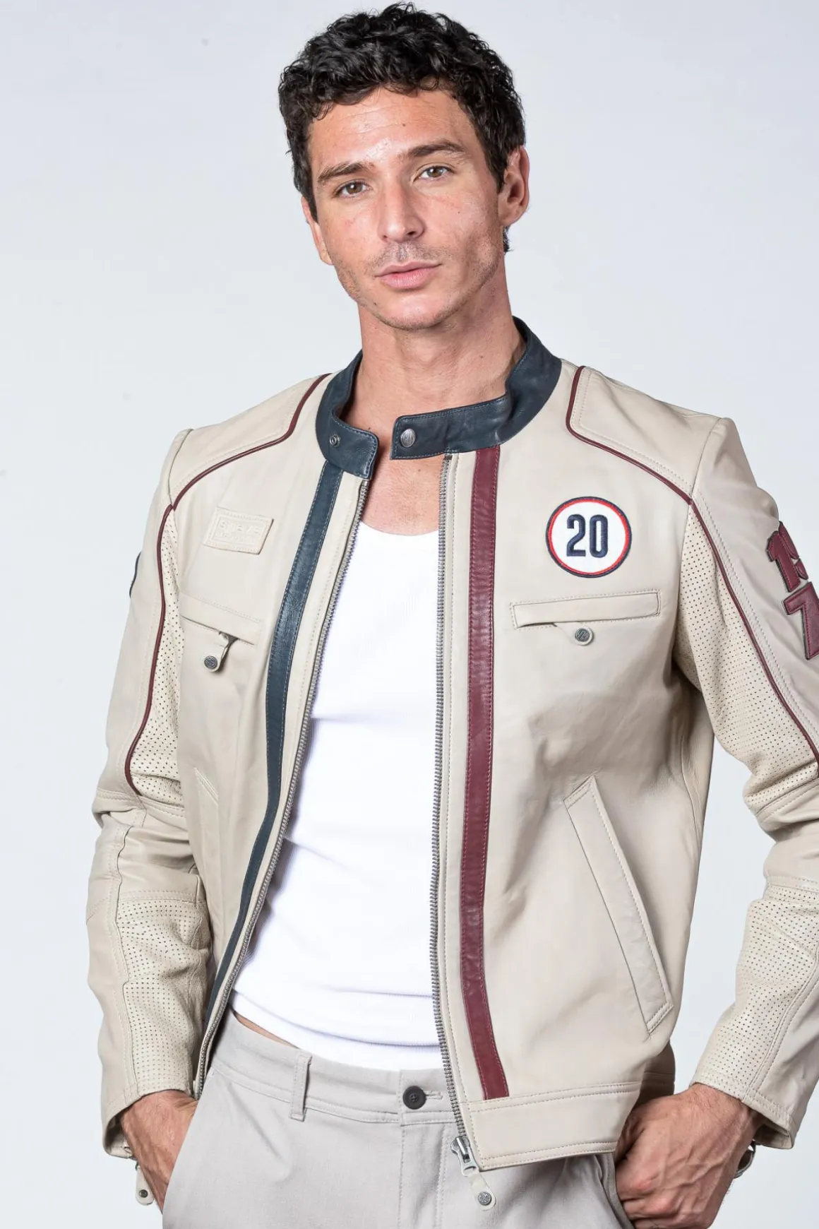 Blouson Homme Steve Mcqueen Liam Ecru