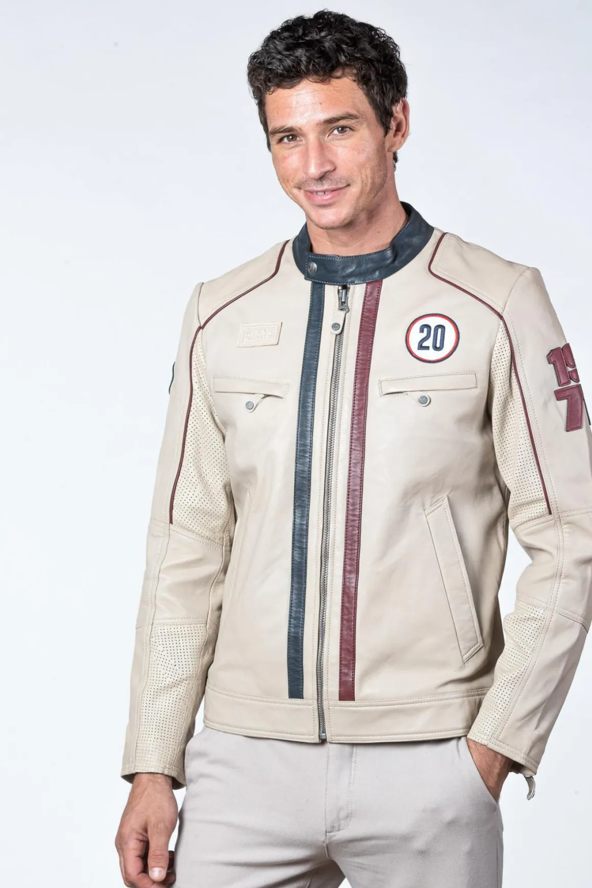 Blouson Homme Steve Mcqueen Liam Ecru