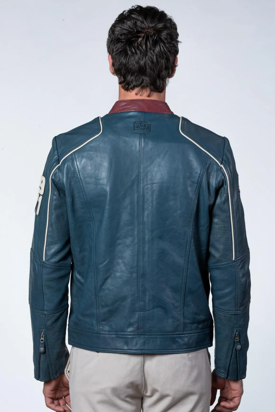 Blouson Homme Steve Mcqueen Liam Royal Blue