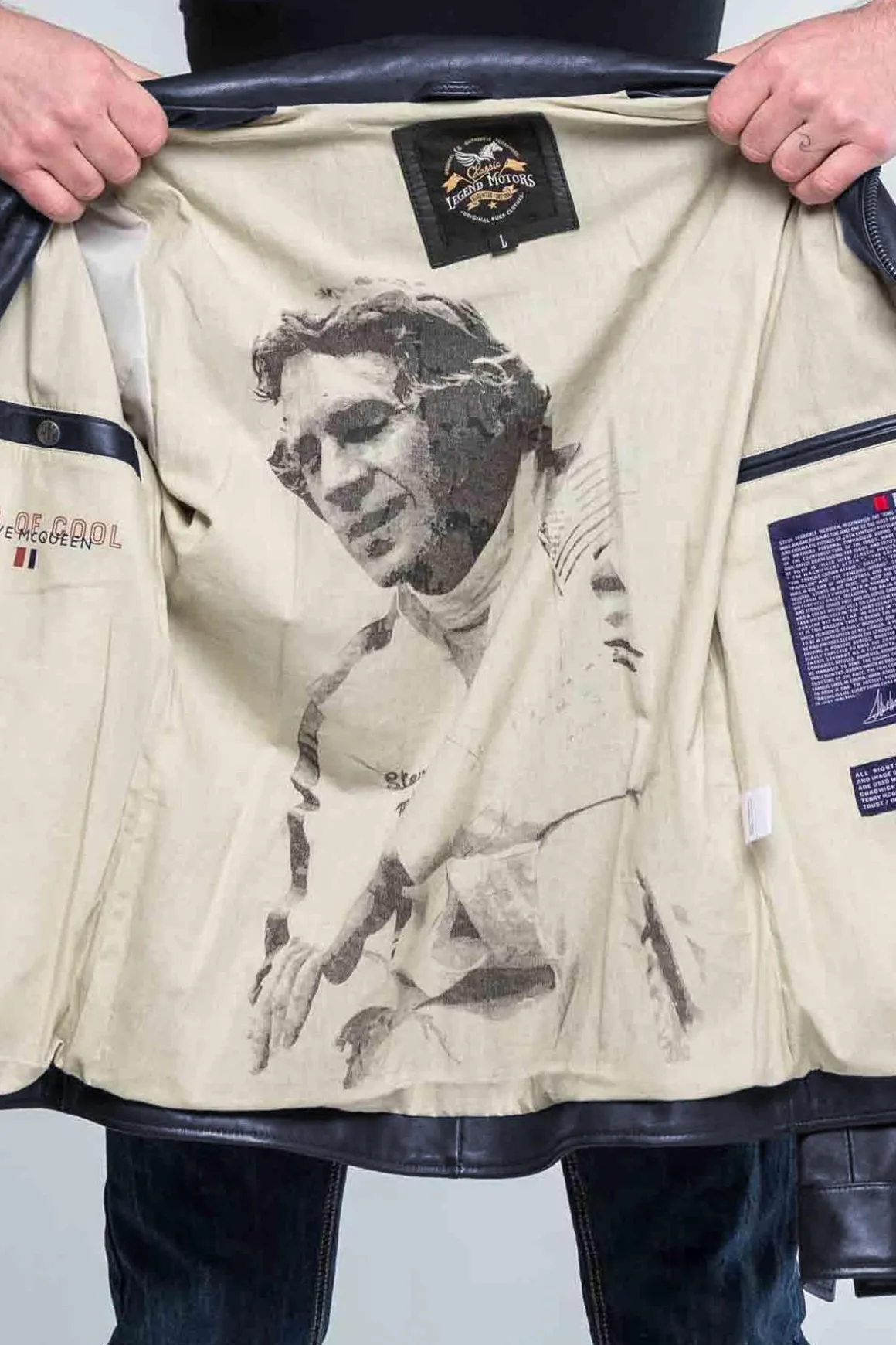 Blouson Homme Steve Mcqueen Liam Royal Blue