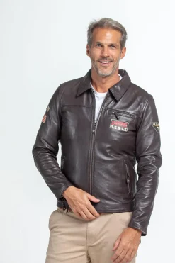 Blouson Homme Steve Mcqueen Lewis Sheep Steve Mcqueen Marron