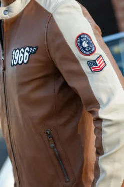 Blouson Homme Steve Mcqueen Roy Tobacco