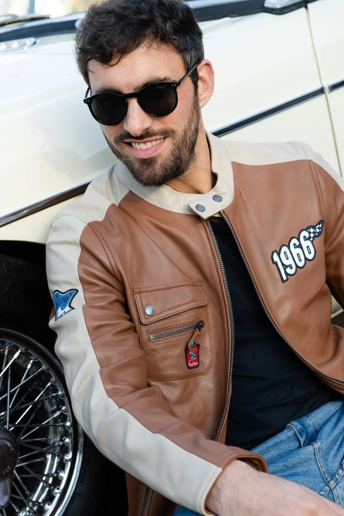 Blouson Homme Steve Mcqueen Roy Tobacco