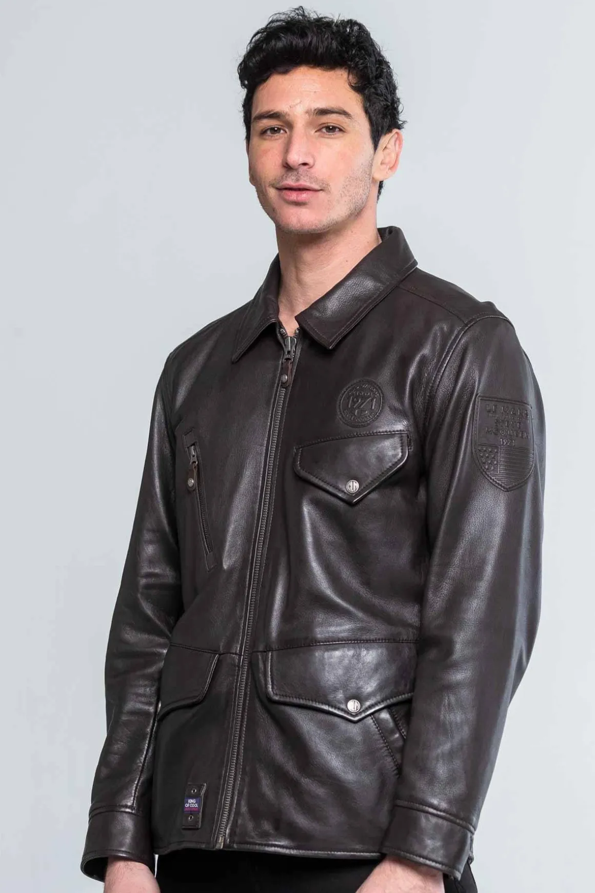 Blouson Homme Steve Mcqueen Sedwick3 Dark Brown