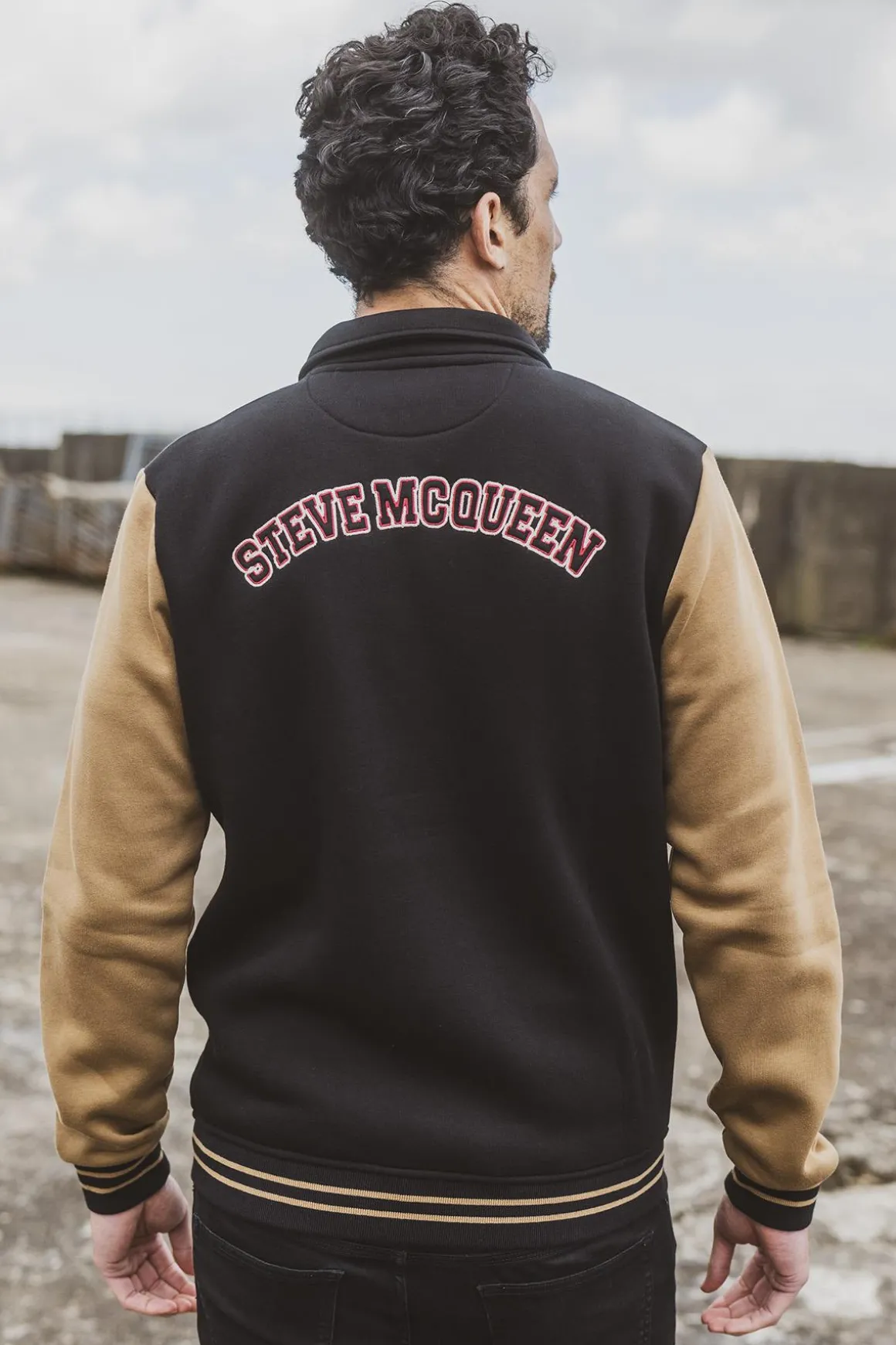 Blouson Homme Steve Mcqueen Sweatshirt Ssm03-005 Noir