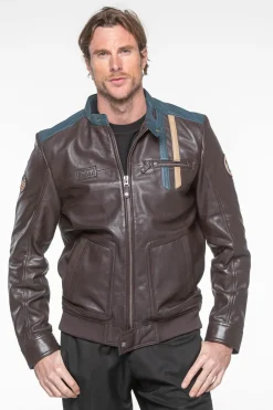 Blouson Homme Steve Mcqueen Titus2 Dark Brown