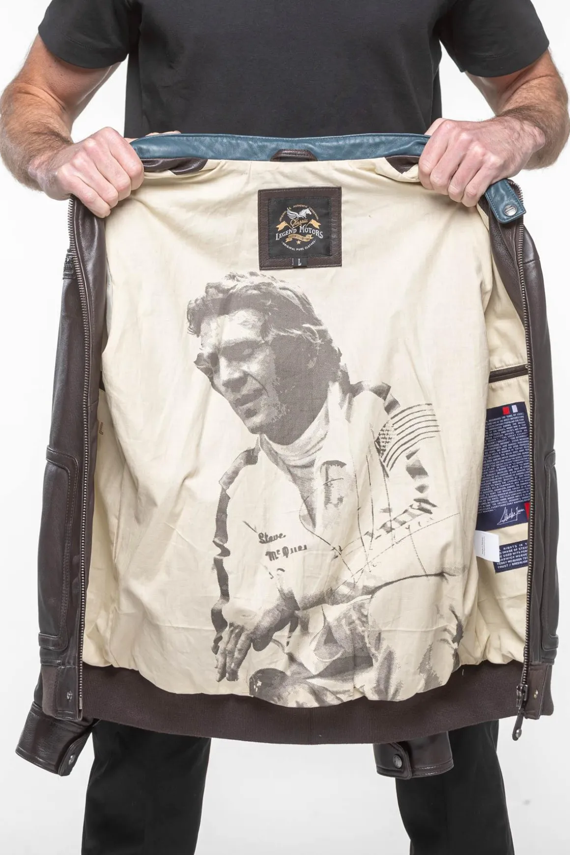 Blouson Homme Steve Mcqueen Titus2 Dark Brown