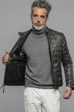 Blouson Homme The Jack Leathers Backwards Reversible Plonge Black