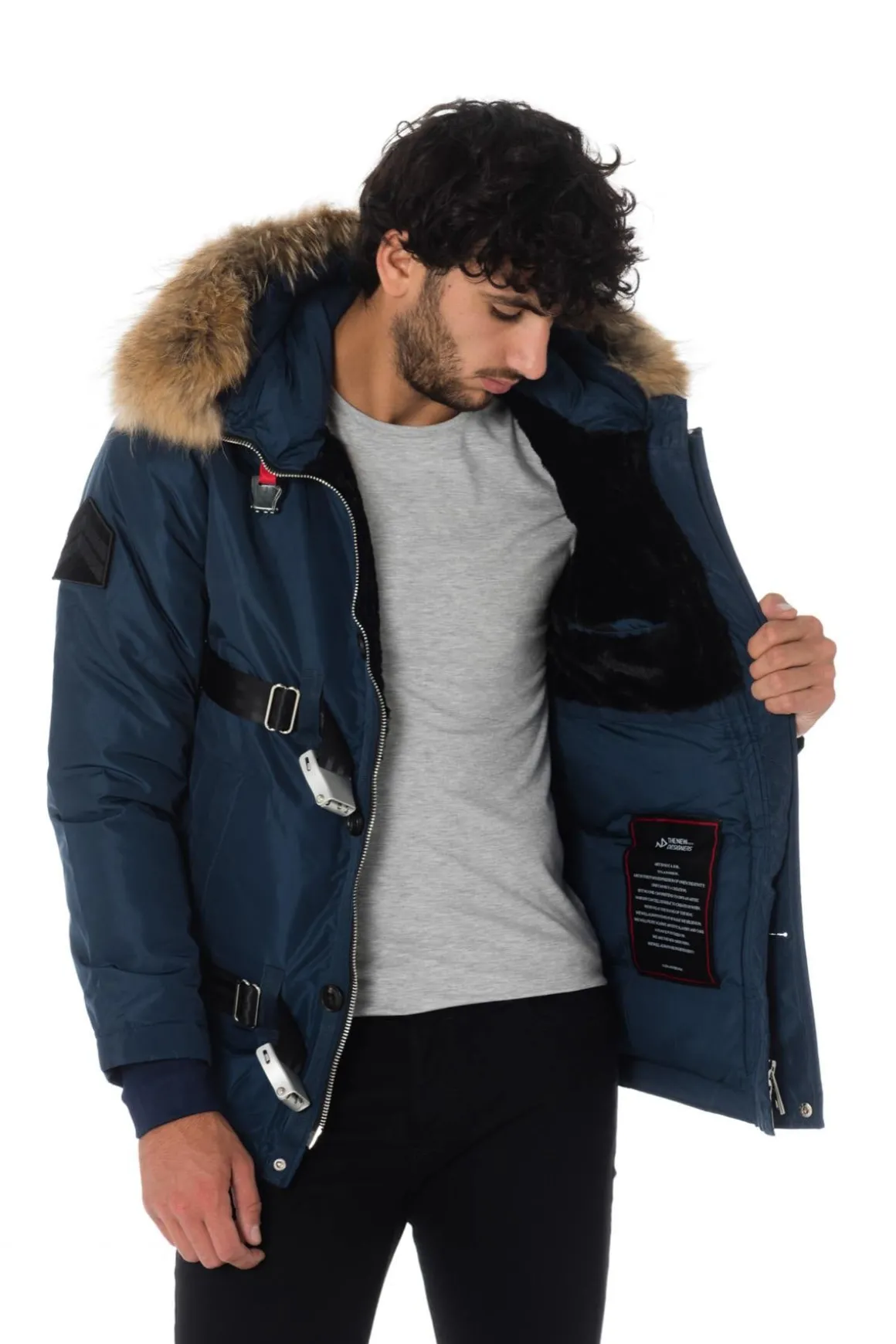 Blouson Homme The New Designers Captain Navy