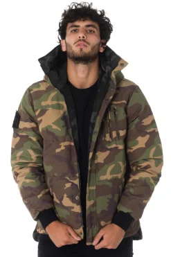 Blouson Homme The New Designers Snapped Black/Kaki