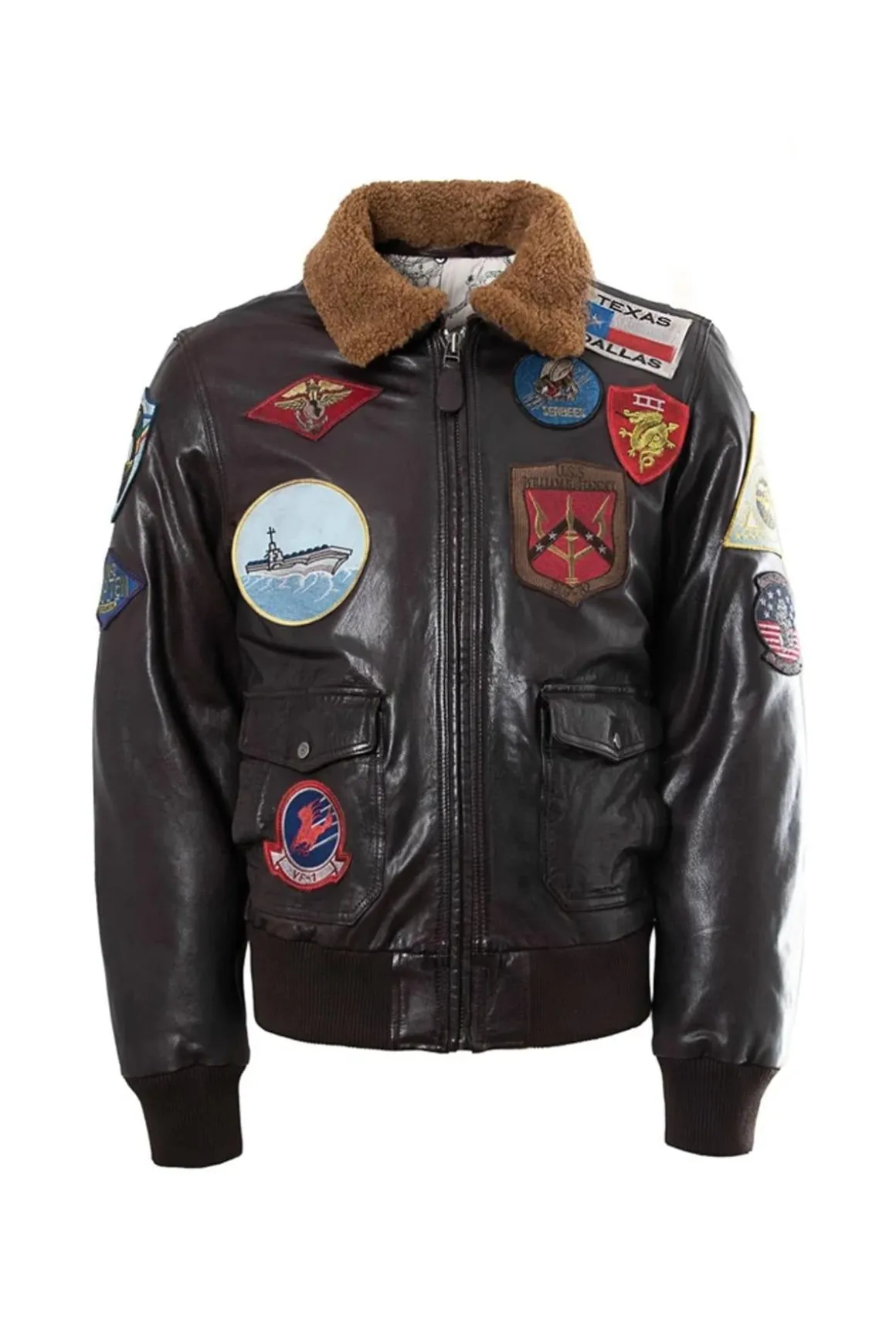 Blouson Homme Top Gun Tg-Lea-02 Jacket Men Brown