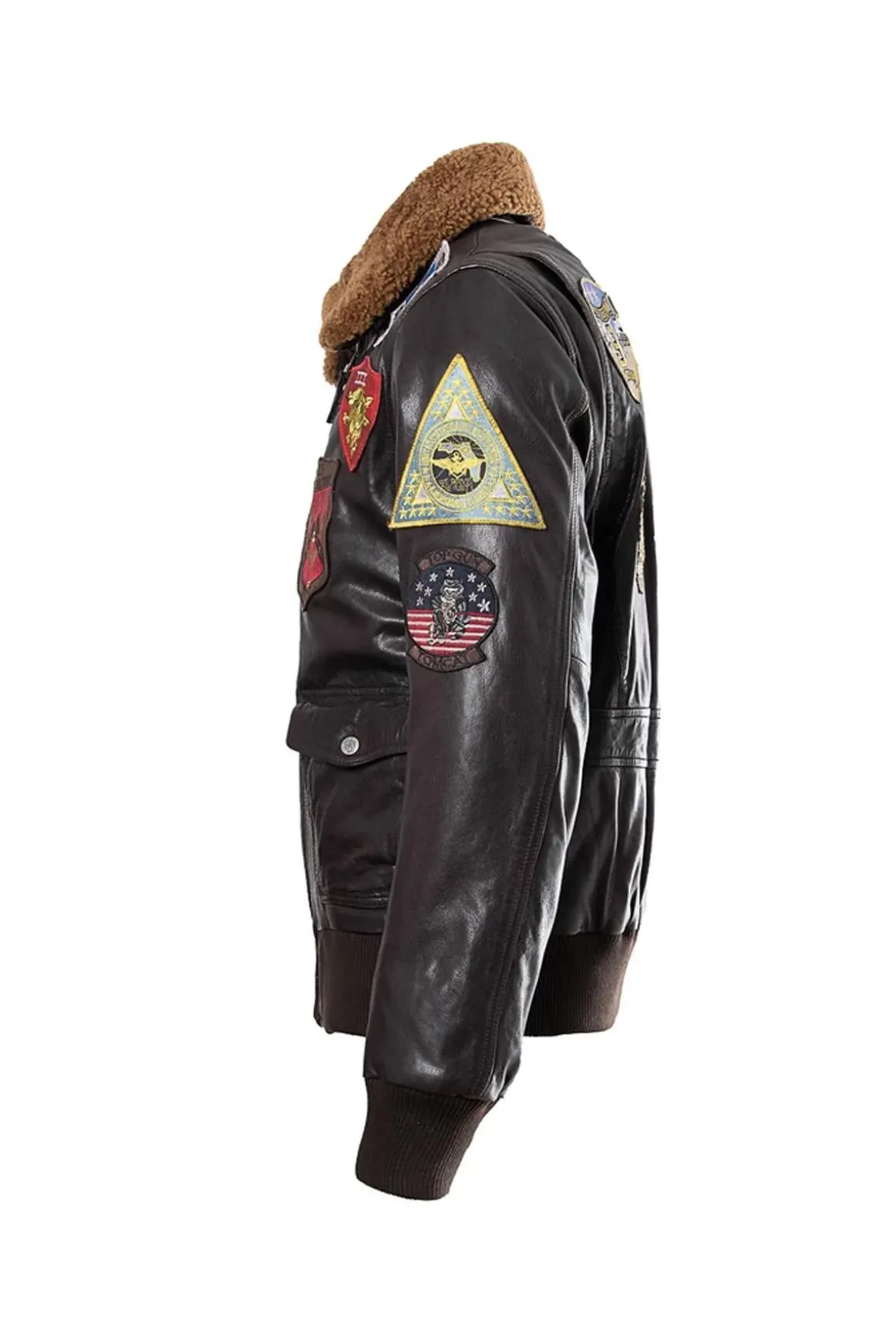 Blouson Homme Top Gun Tg-Lea-02 Jacket Men Brown