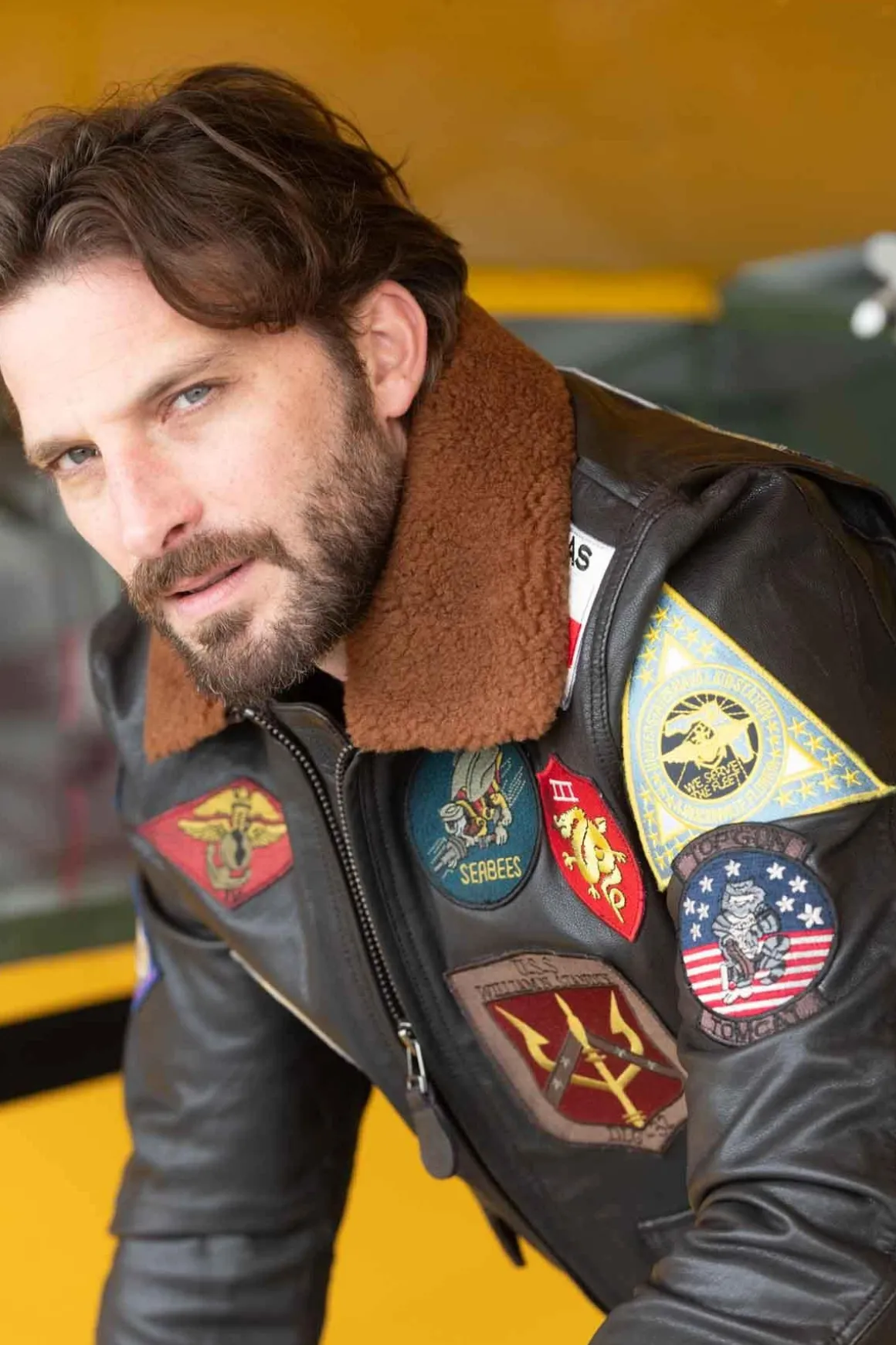 Blouson Homme Top Gun Tg-Lea-02 Jacket Men Brown