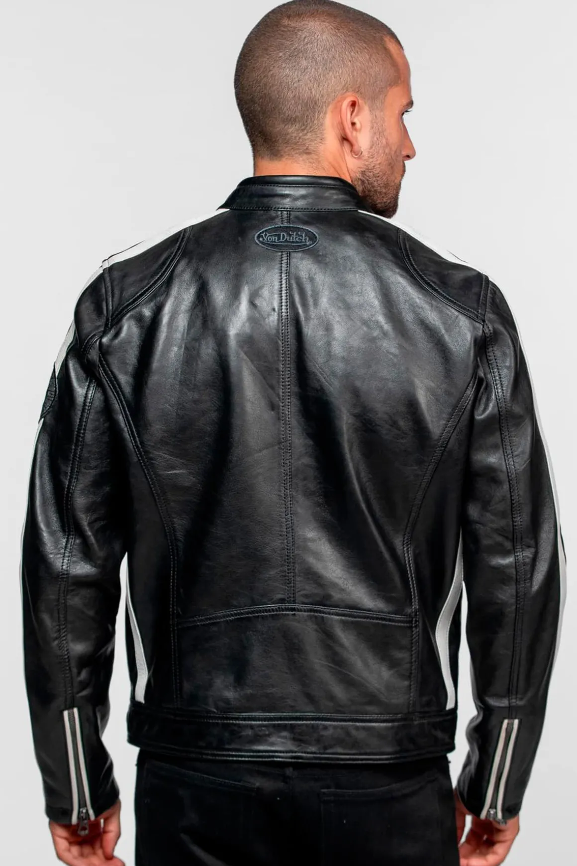 Blouson Homme Von Dutch Road Von Sheep Atlas Veg Black/Black