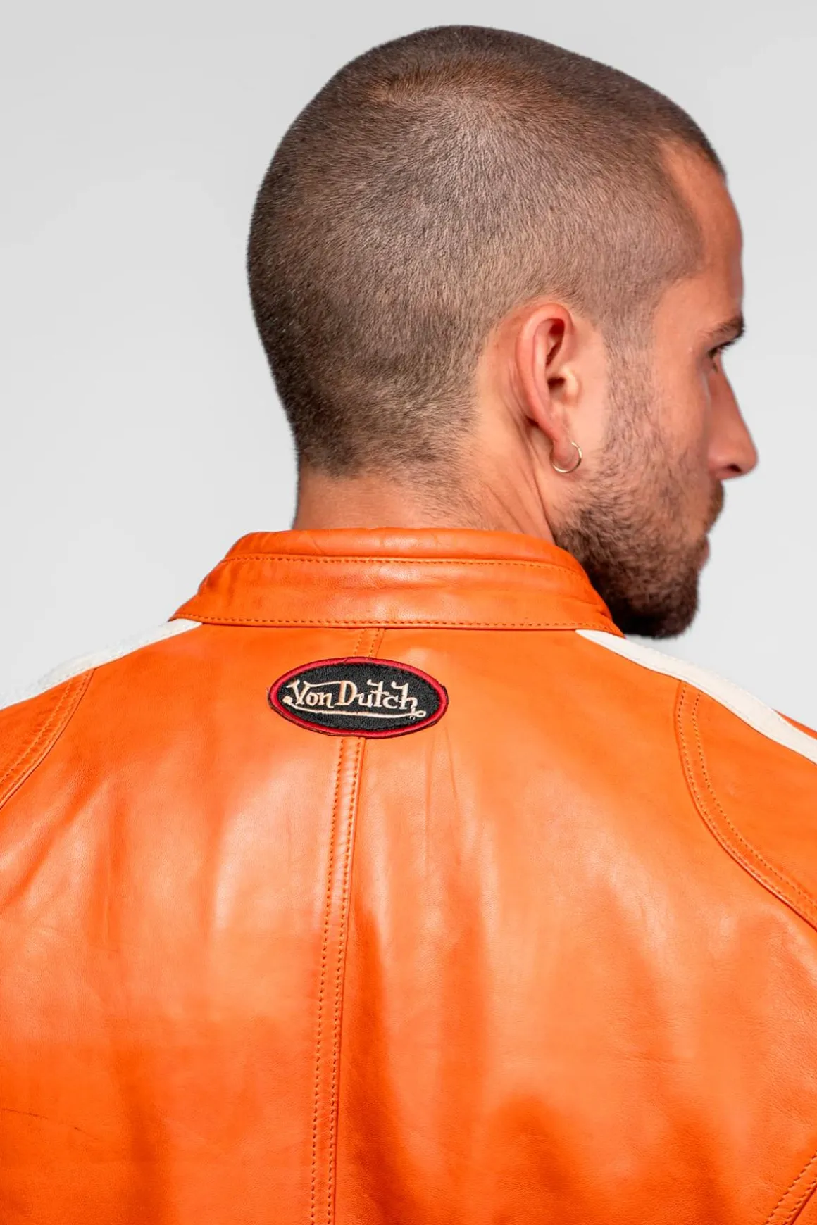 Blouson Homme Von Dutch Road Von Sheep Atlas Veg Burnt Orange
